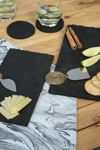 Black Slate Rectangle Platter Serving Board