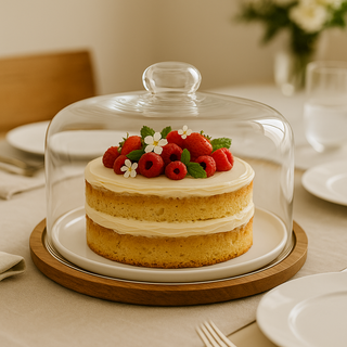 Cylindrical Glass Cloche (11 Inches)