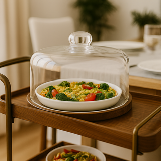 Cylindrical Glass Cloche (11 Inches)