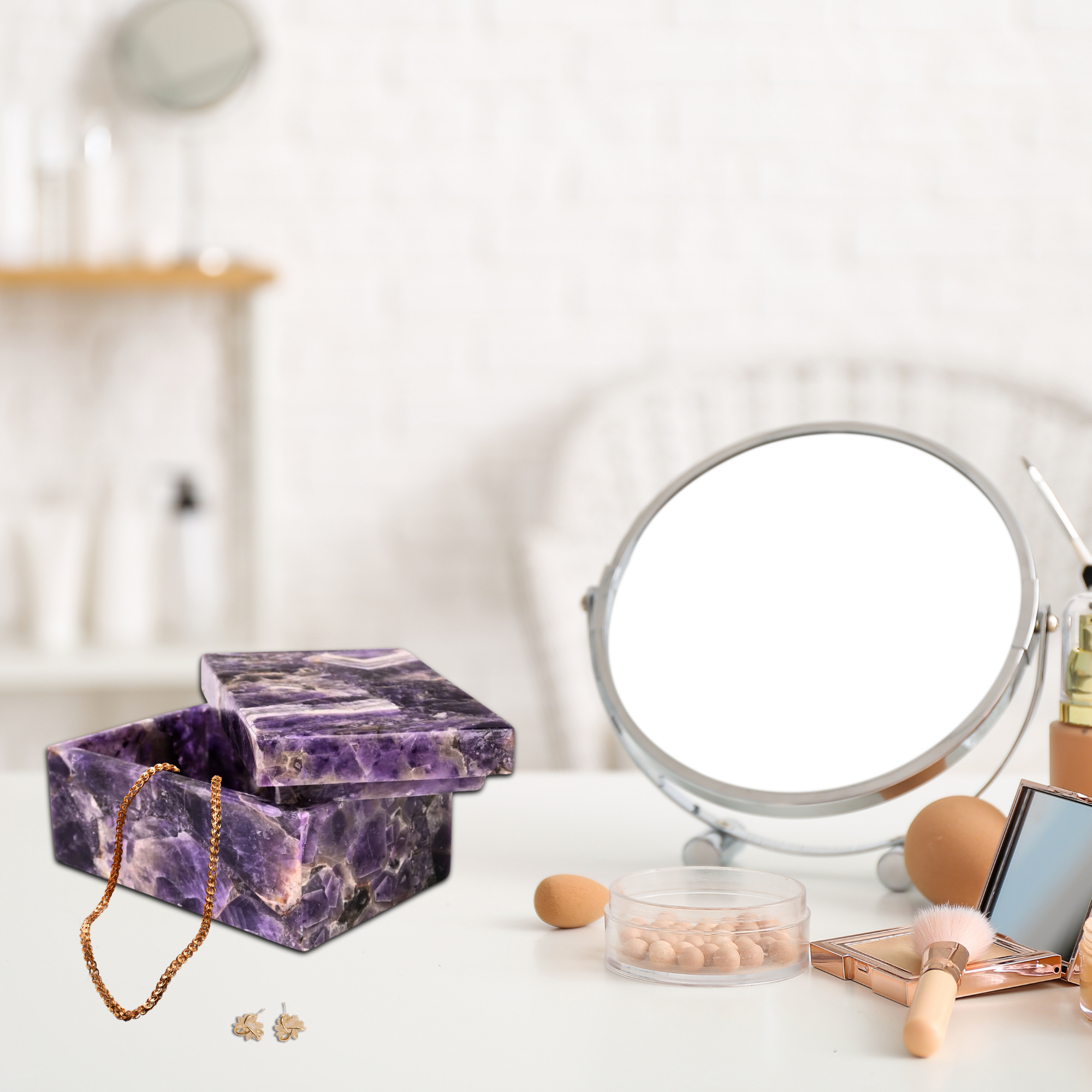 Amethyst Jewelry Box