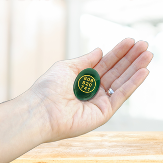 Green Jade Zibu Coin