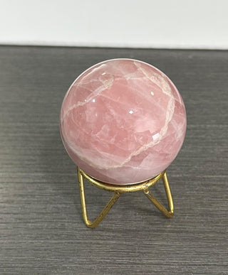 Rose Quartz Sphere Ball 50 mm for Good Luck