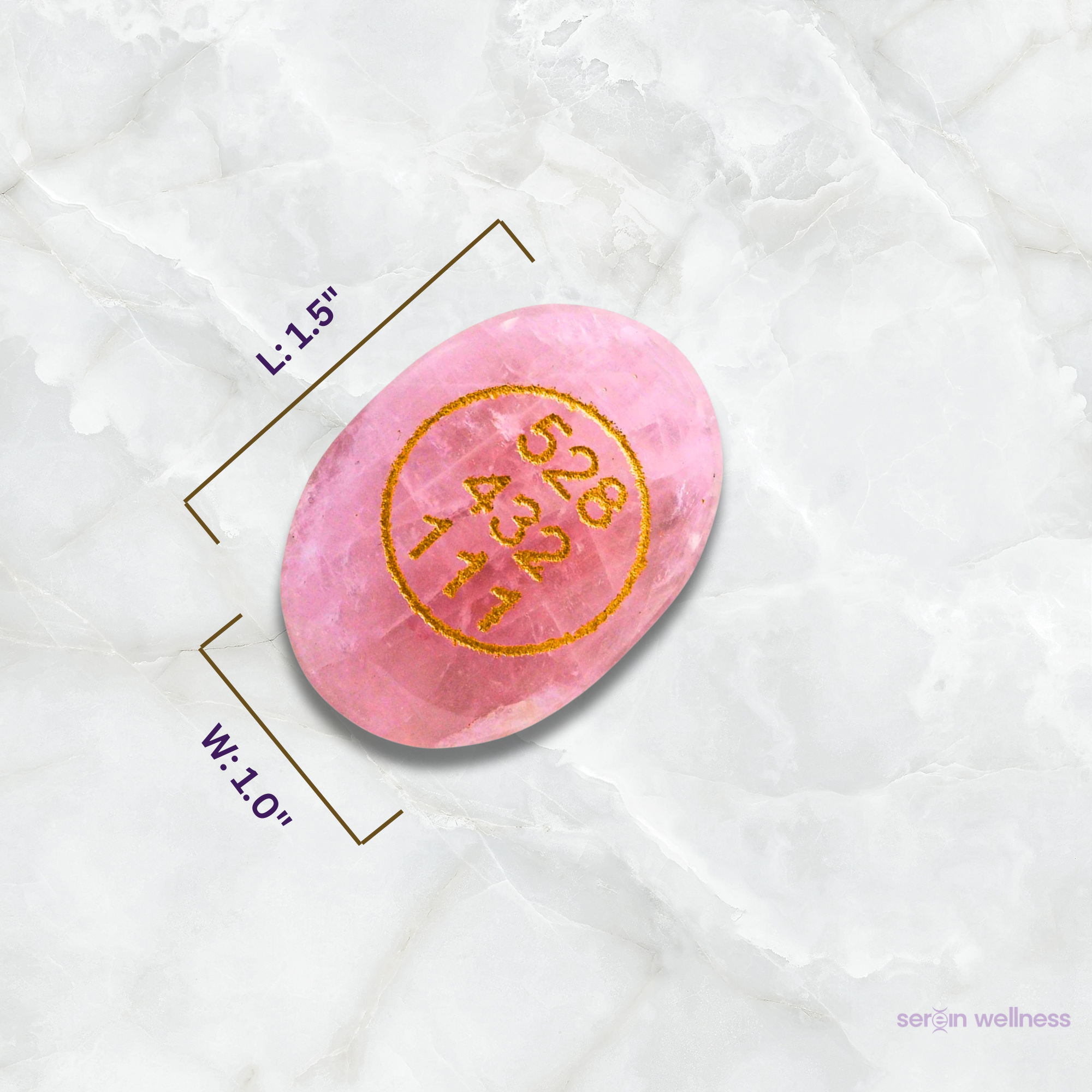 Green with Rose Quartz Zibu Coin