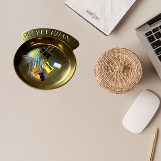 Brass Pocket Change Dish