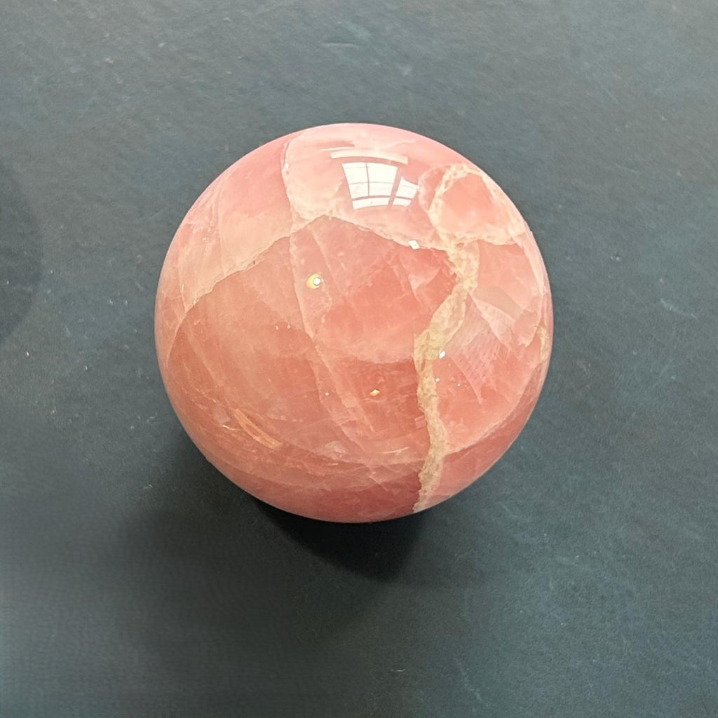 Rose Quartz Sphere Ball 50 mm for Good Luck