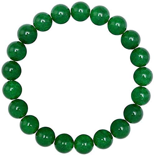 Green jade stone bracelet