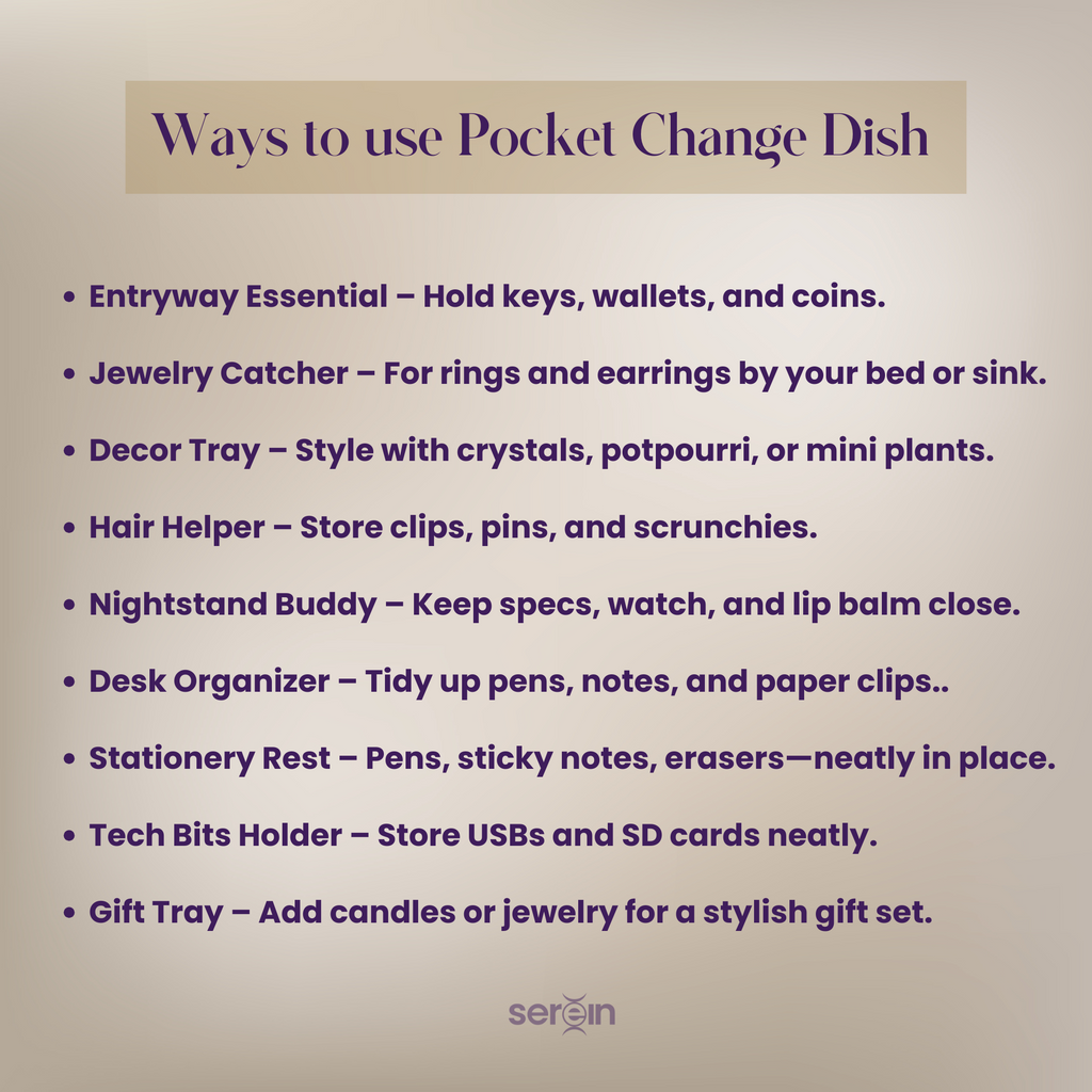 Brass Pocket Change Dish