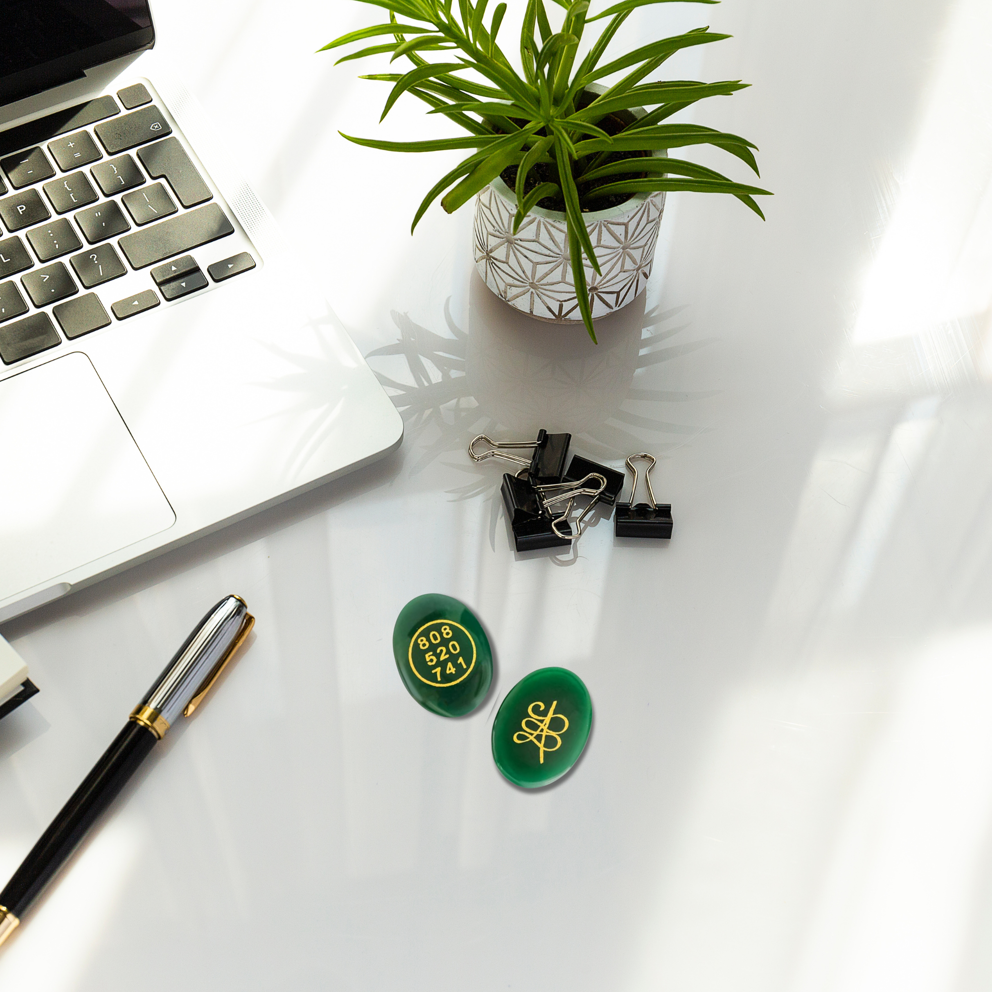 Green Jade Zibu Coin