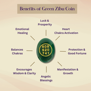 Green Jade Zibu Coin
