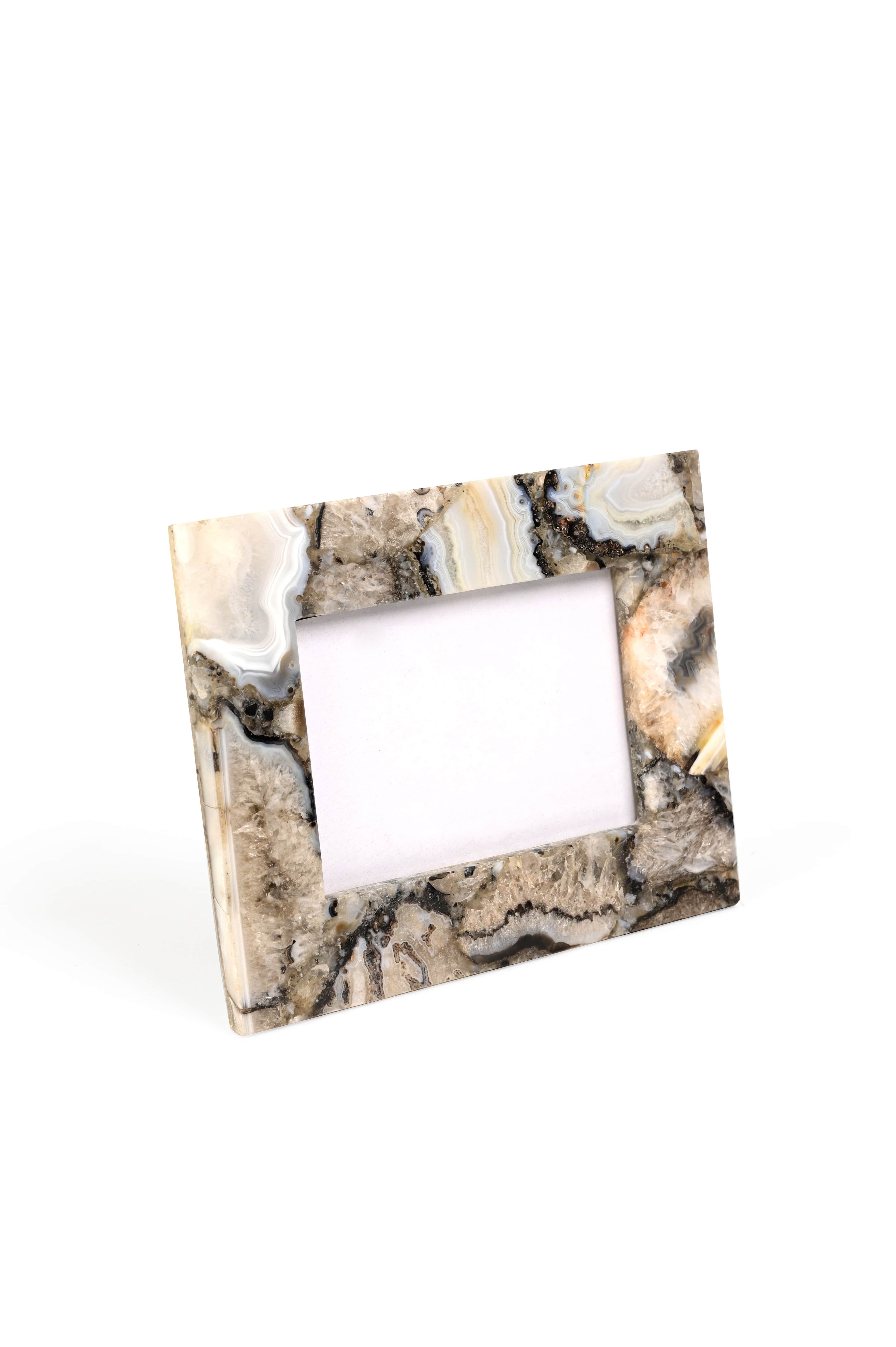 Black Agate Photo Frame