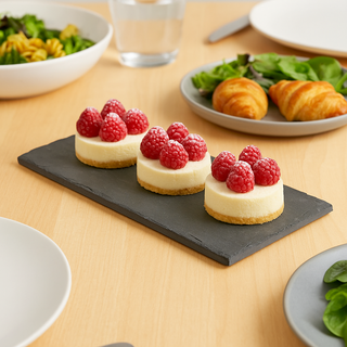Black Slate Rectangle Platter Serving Board