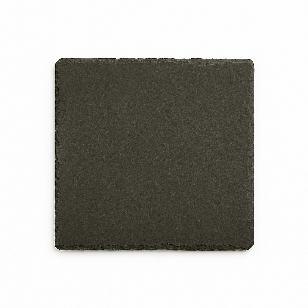 Black Slate Square Platter Serving Board