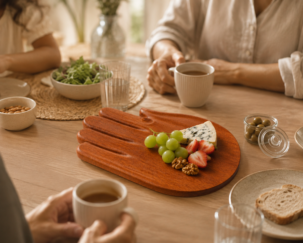 Hamsa Hand Serving Board