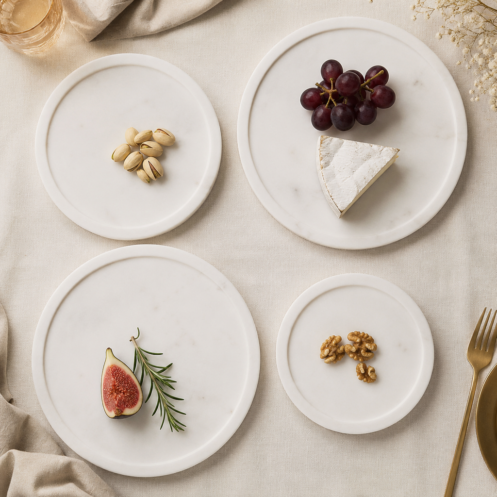 Marble Platter Round