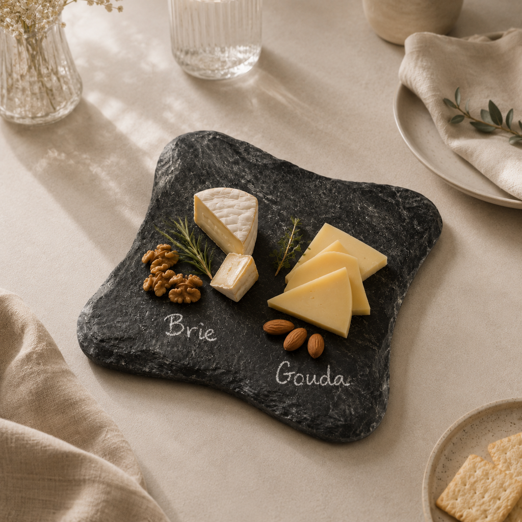 Slate cheeseboard quare- black