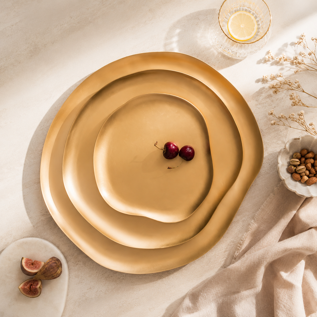 Heirloom Brass Serving Plate