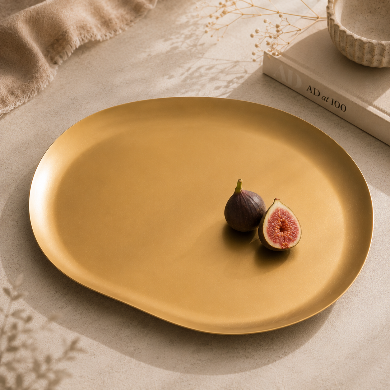 Heirloom Brass Serving Plate