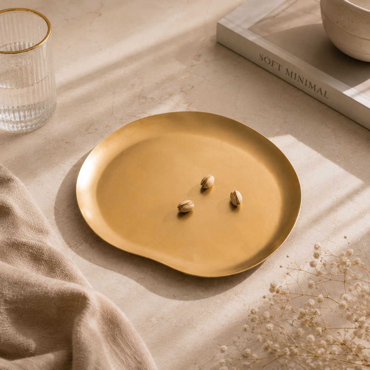 Heirloom Brass Serving Plate