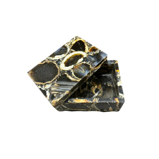 Black Agate Jewellery Box