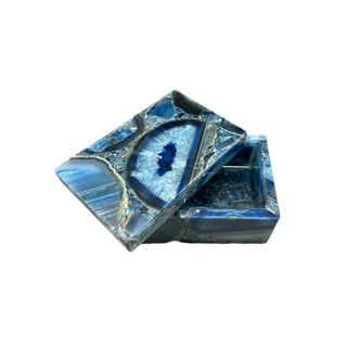 Blue Brazilian Agate Jewelry Box