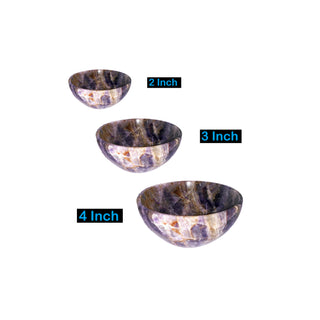 Amethyst & Rose Quarts Natural Crystal Bowl