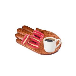 Acacia Wood Hamsa Serving Platter Tray