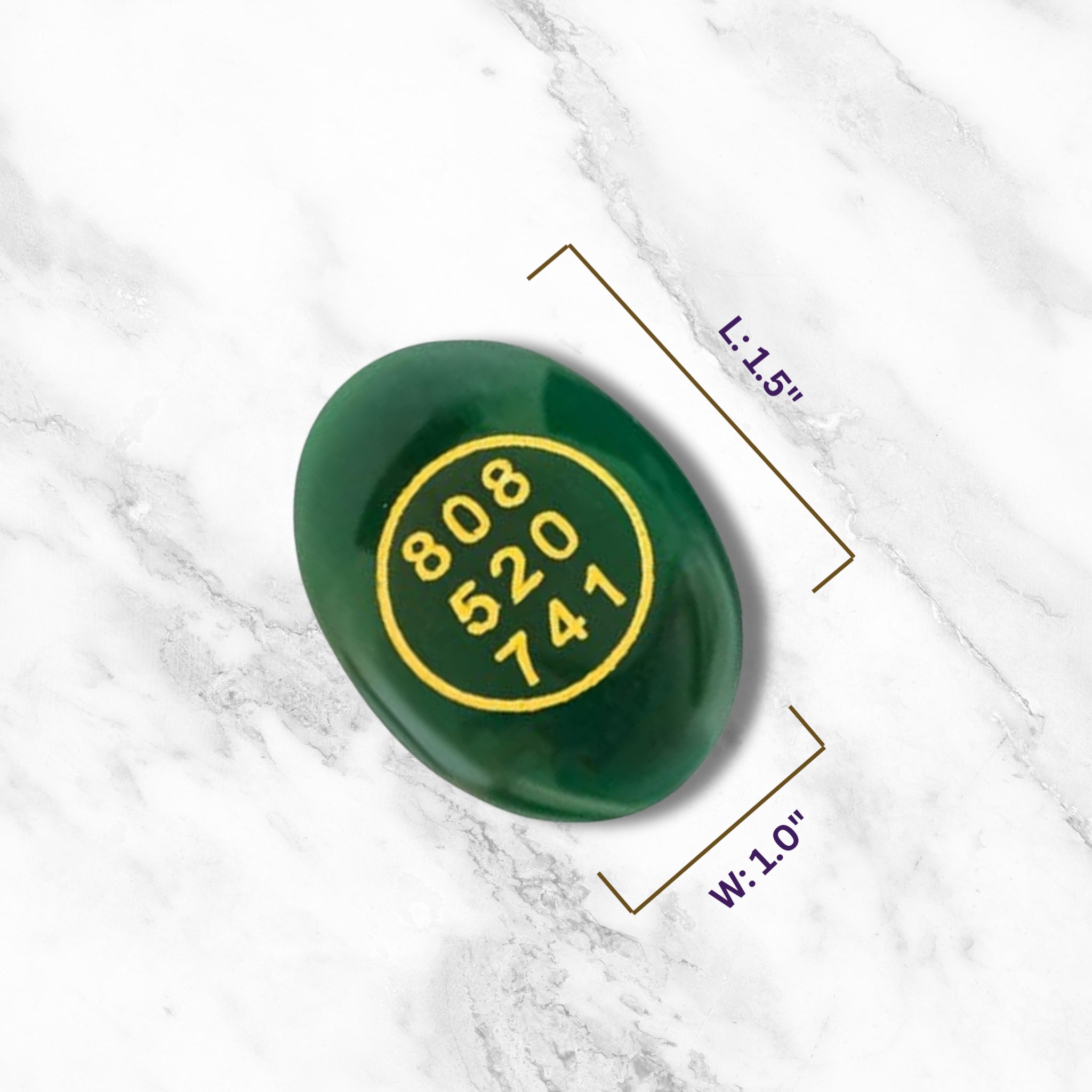 Green Jade Zibu Coin with Bracelet