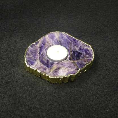 Amethyst Tea Light Holder