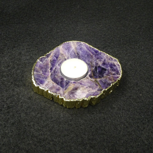 Amethyst Tea Light Holder