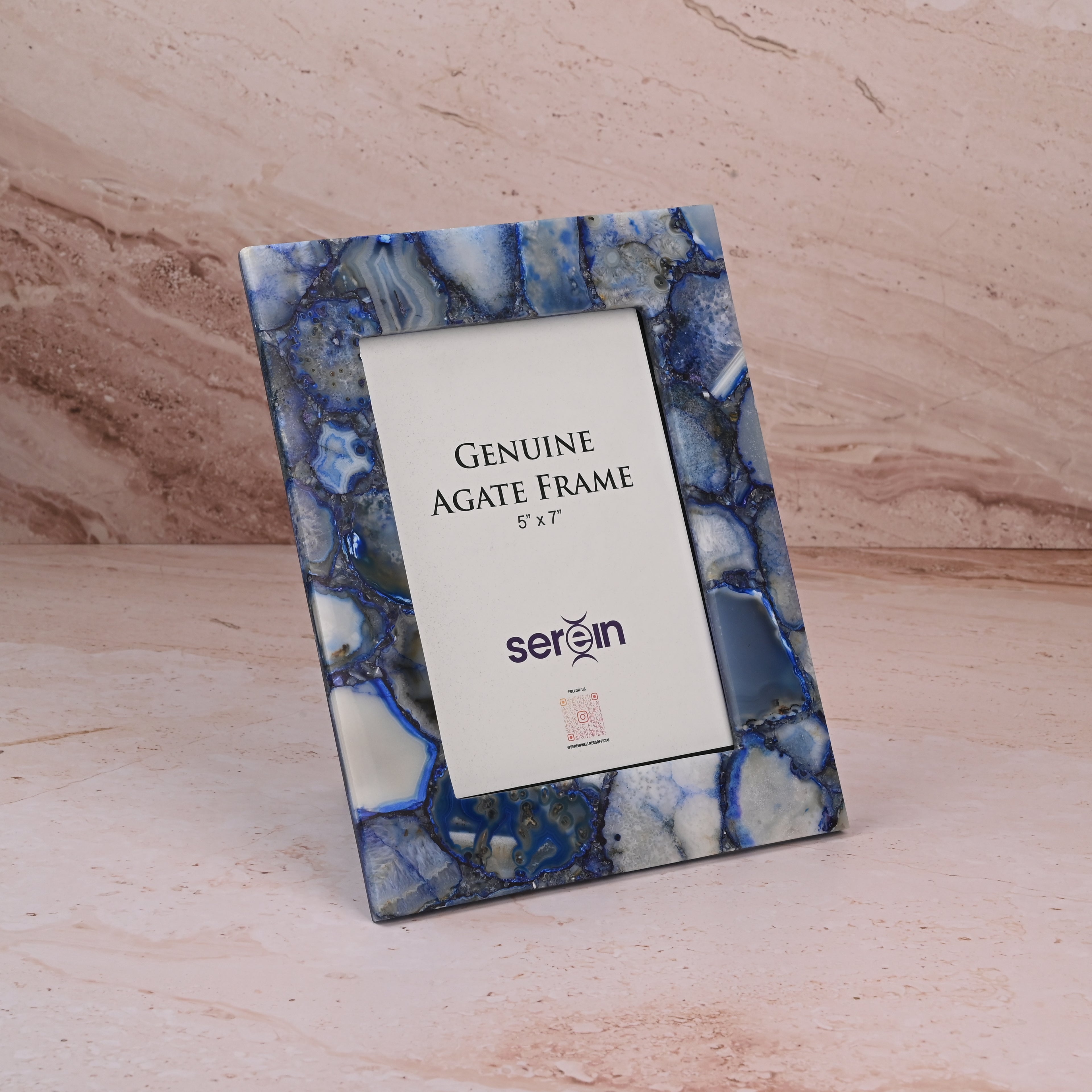 Blue Agate Photo Frame