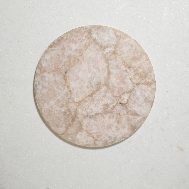 Rose Quartz Cheese Platter Board