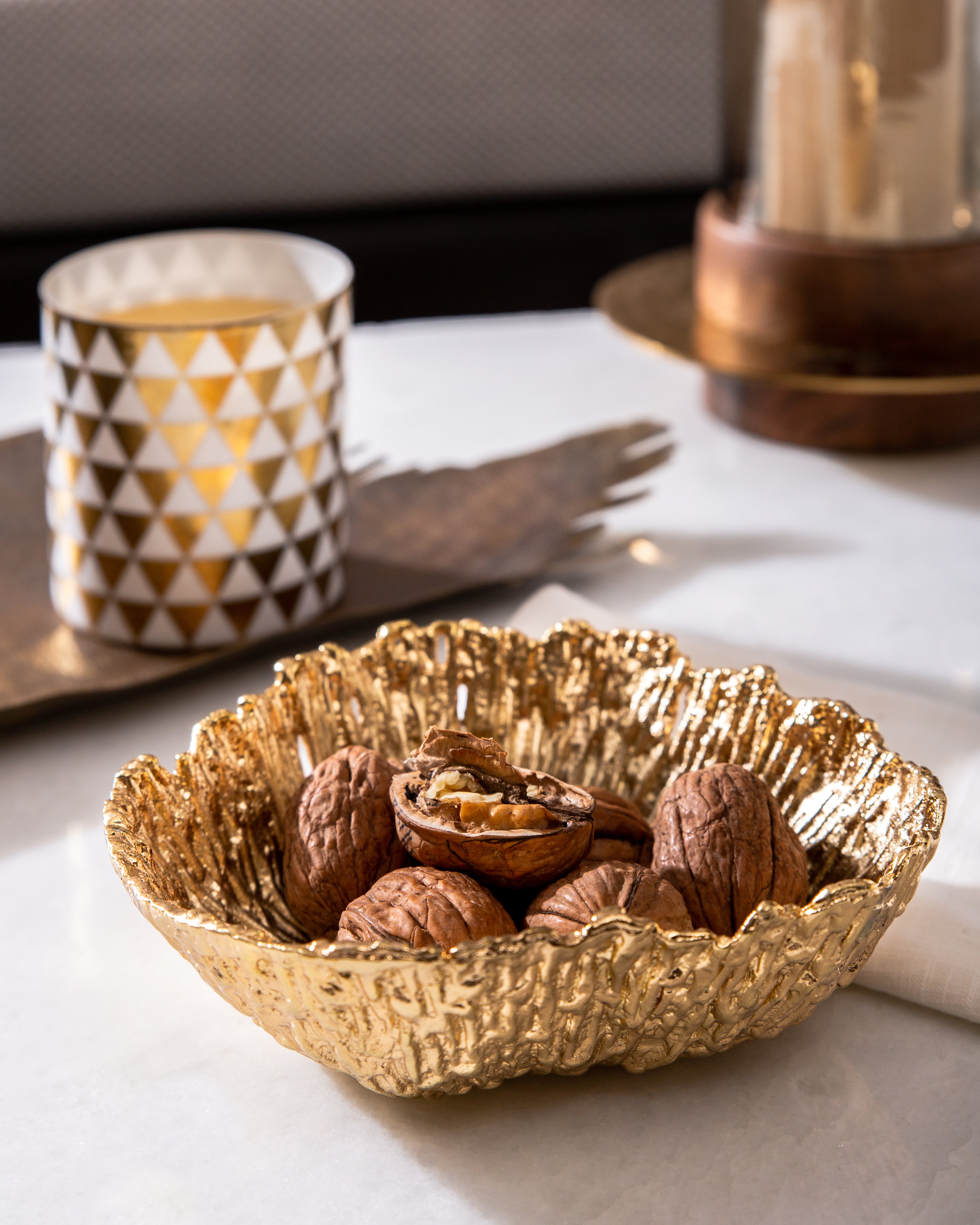 Gold Serving Bowl