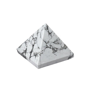 Howlite Stone Pyramid