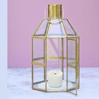 Large Glass Lantern: Illuminating Elegance for Any Space