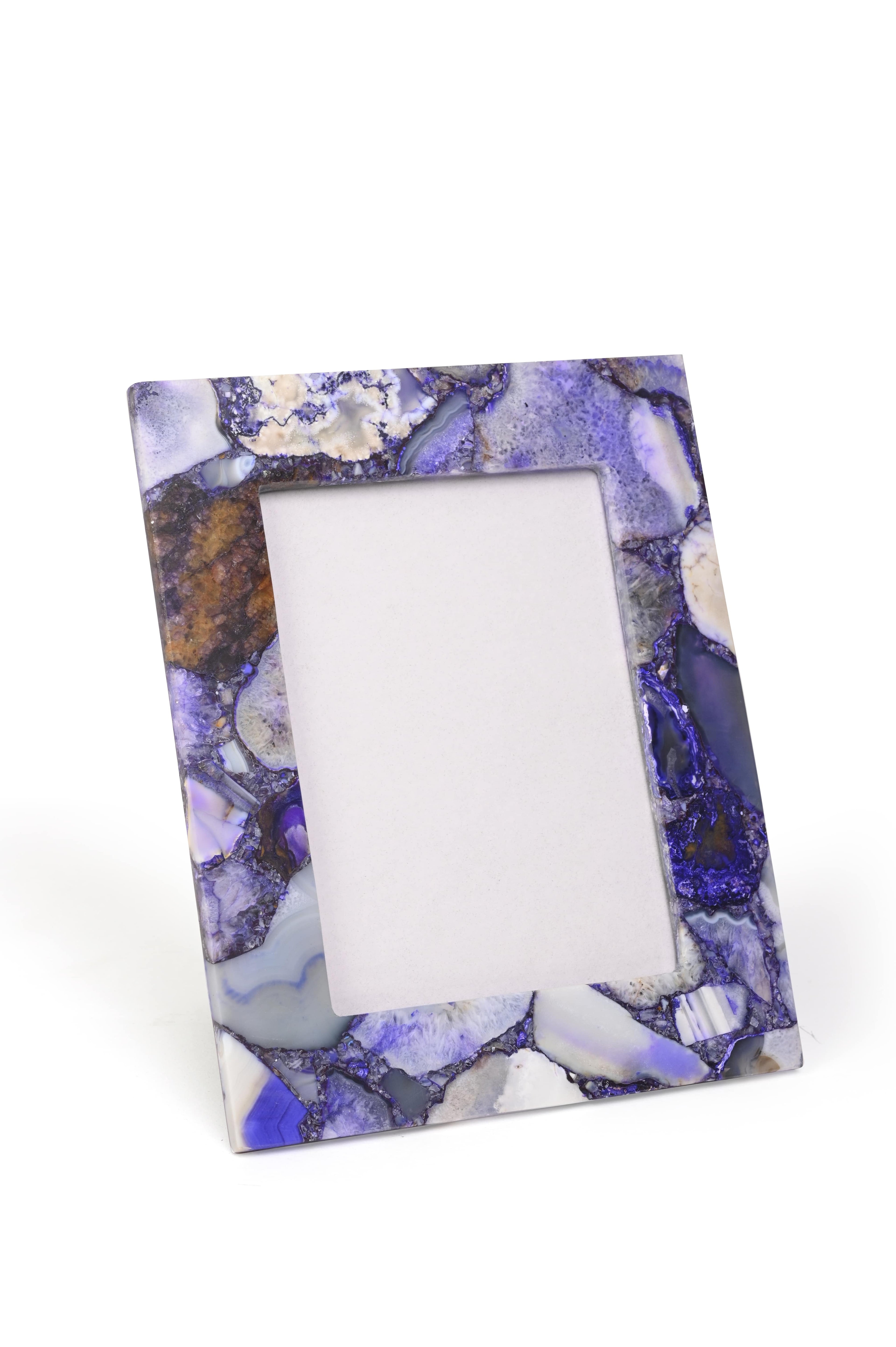 Purple Agate Photo Frame
