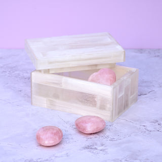 Selenite Jewellery Box