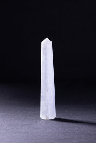 Selenite Tower Octagonal - 4 to 4.5 Inches