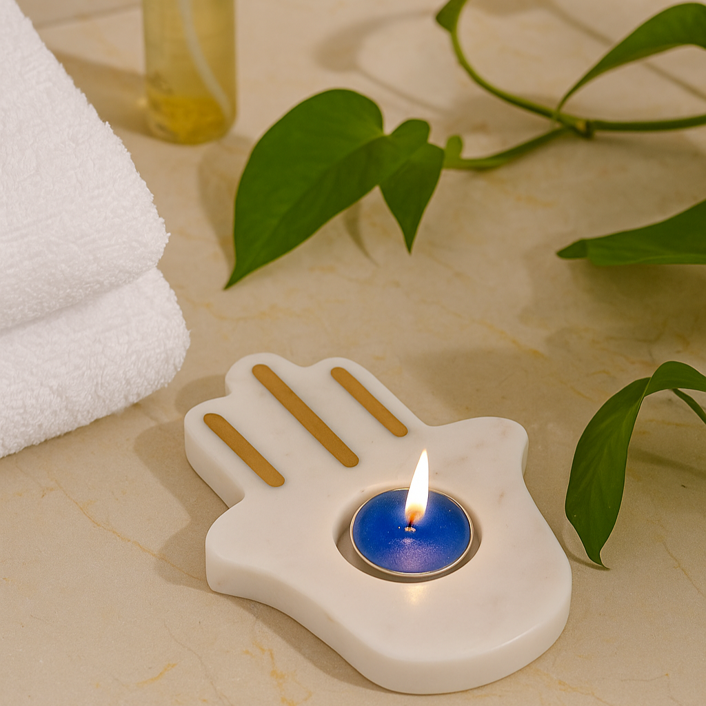 Hamsa Tea Light Holder