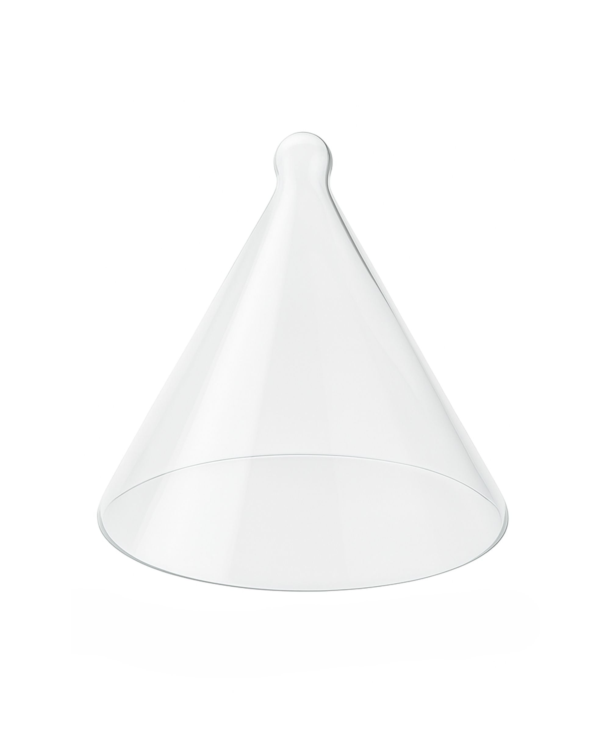 Cone Shape Glass Cloche (9 Inches)