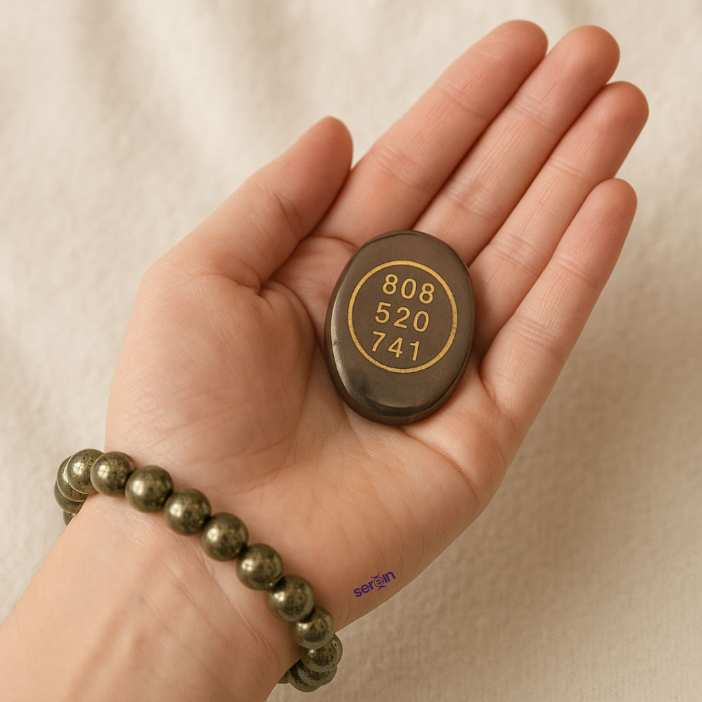 Pyrite Zibu Coin with Bracelet