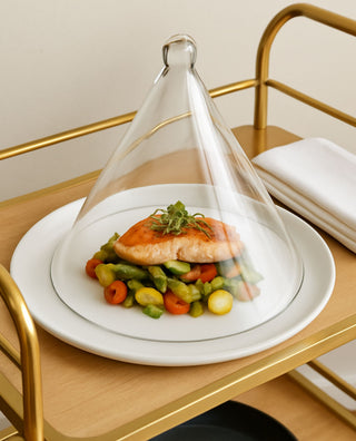 Cone Shape Glass Cloche (9 Inches)