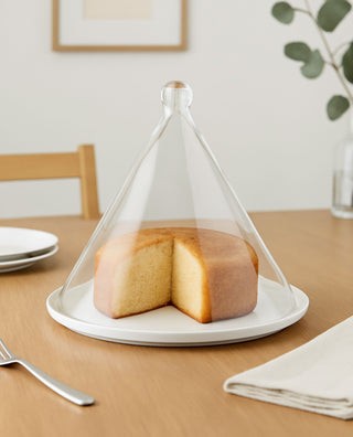 Cone Shape Glass Cloche (9 Inches)