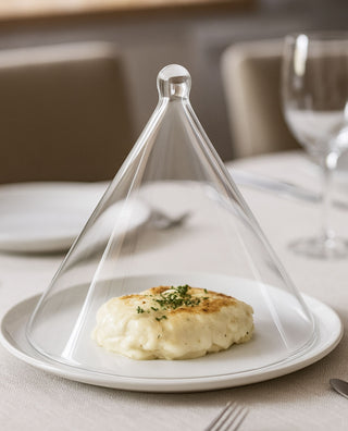 Cone Shape Glass Cloche (9 Inches)
