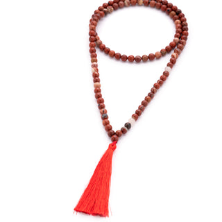 Red Jasper 108 Beads Japa Mala