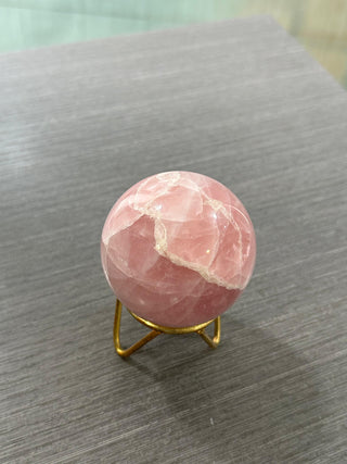 Rose Quartz Sphere Ball 50 mm for Good Luck