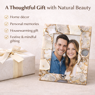 Brown Agate Photo Frame