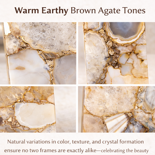 Brown Agate Photo Frame