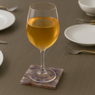 Amethyst Coaster Set