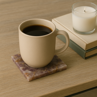 Amethyst Coaster Set