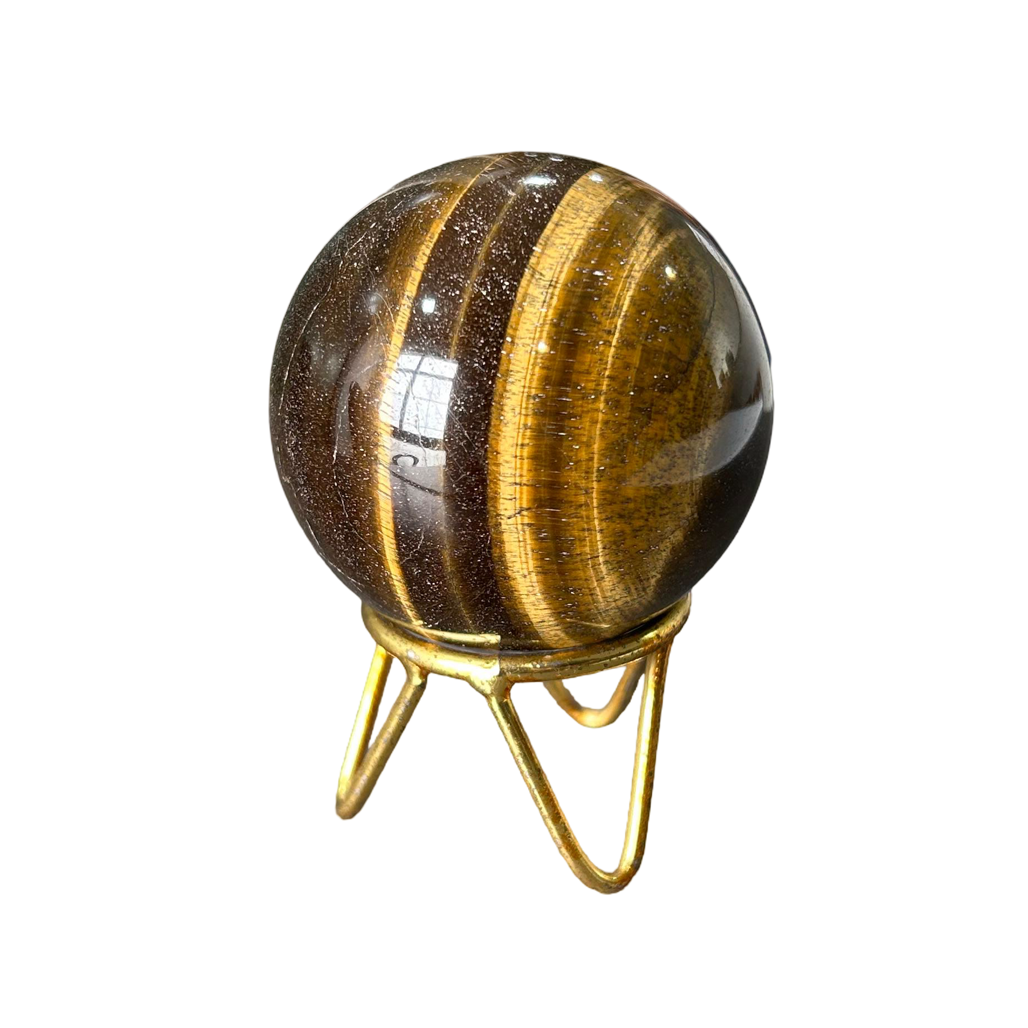 Tiger Eye Gemstone Sphere Ball 50 mm